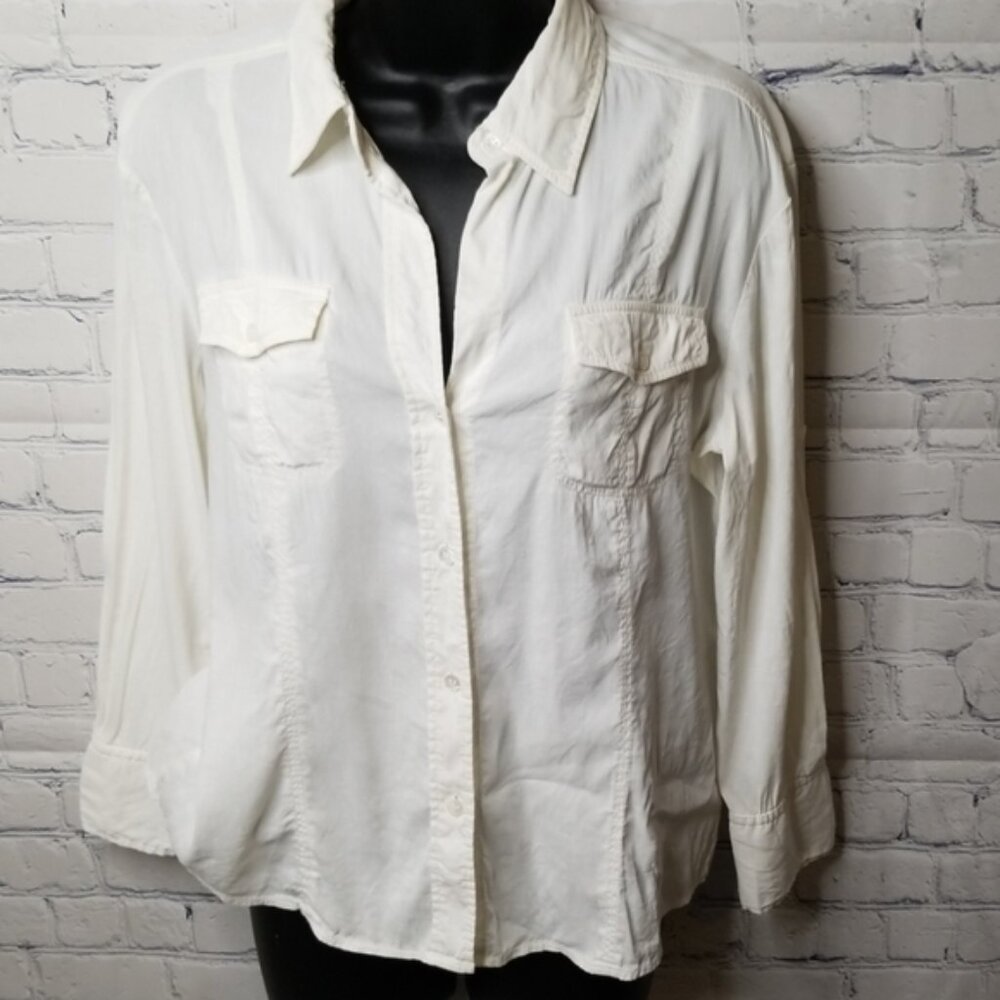 Theory linen blouse